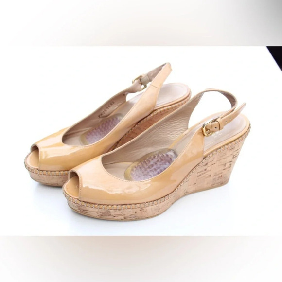 Stuart Weitzman sling back wedges - Picture 13 of 15
